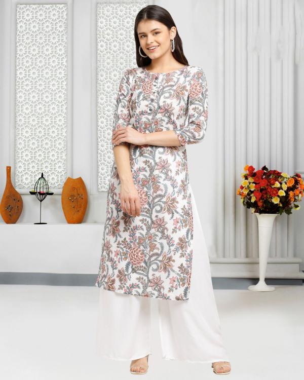 Trendy Printed 102 Casual Wear Jaipuri Kurti Collection